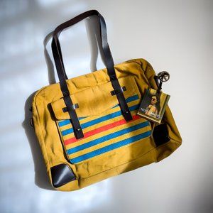 Ninja Girl INCA Messenger Laptop Canvas Bag